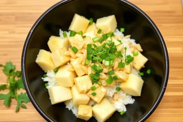 Tauhu Recipe - A delicious golden-fried tofu dish.