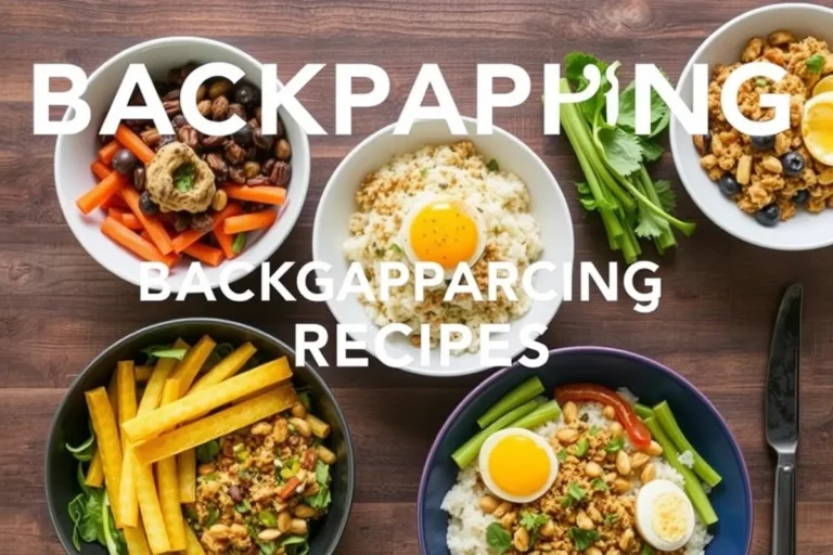 Lightweight and nutritious backpacking recipes ready to eat on a camping trip.